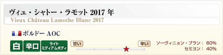 ヴィュ・シャトー･ラモット2013年